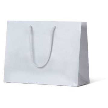 Laminated Gloss Ruby Paper Bag - White Landscape