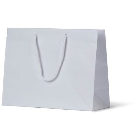 Laminated Matte Ruby Paper Bag - White Landscape