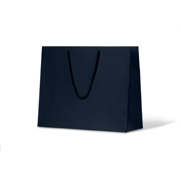 Laminated Matte Madison Paper Bag - Navy