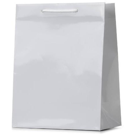 Laminated Gloss Michelle Paper Bag - White Portrait