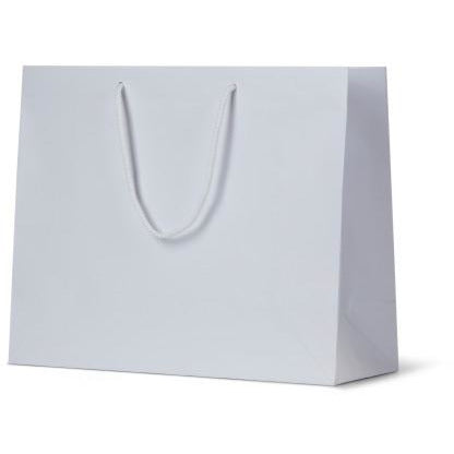 Laminated Matte Madison Paper Bag - White Landscape